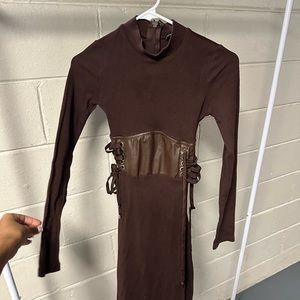 Fashion nova tie dress